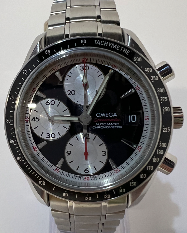 Omega Speedmaster Date 40MM Black Dial Steel Bracelet (3210.51.00)