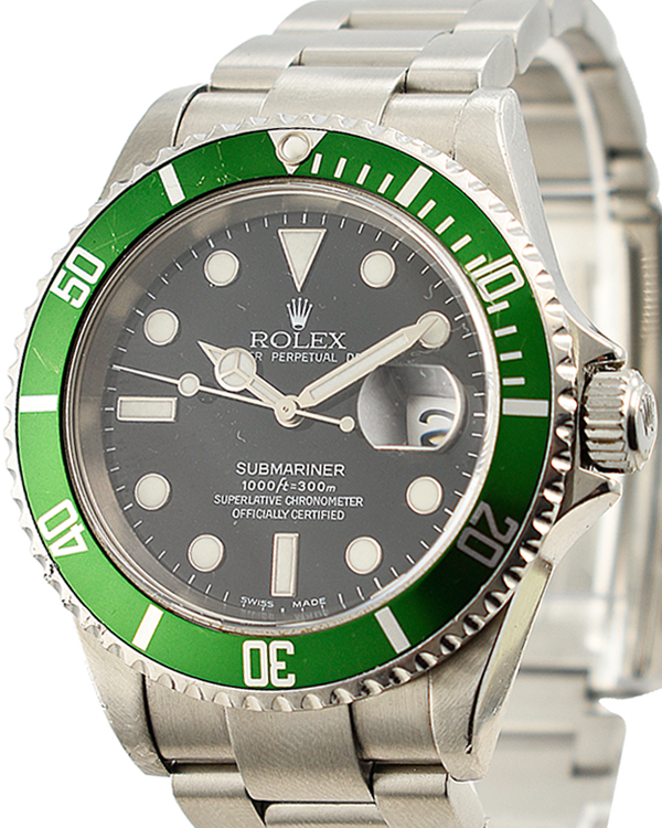 2010 Rolex Submariner Date "Kermit" 40MM Black Dial Oyster Bracelet (16610)