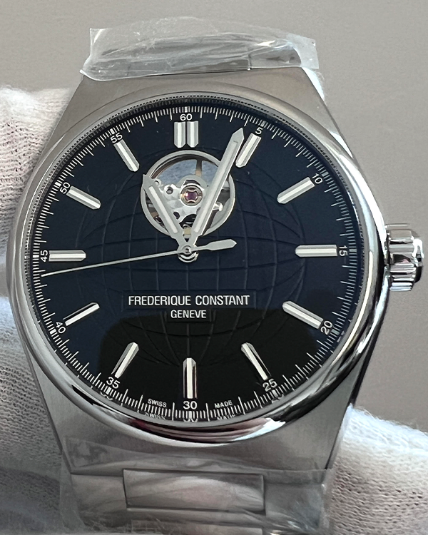 2024 Frederique Constant Highlife 41MM Black Dial Steel Bracelet (FC-310B4NH6B)