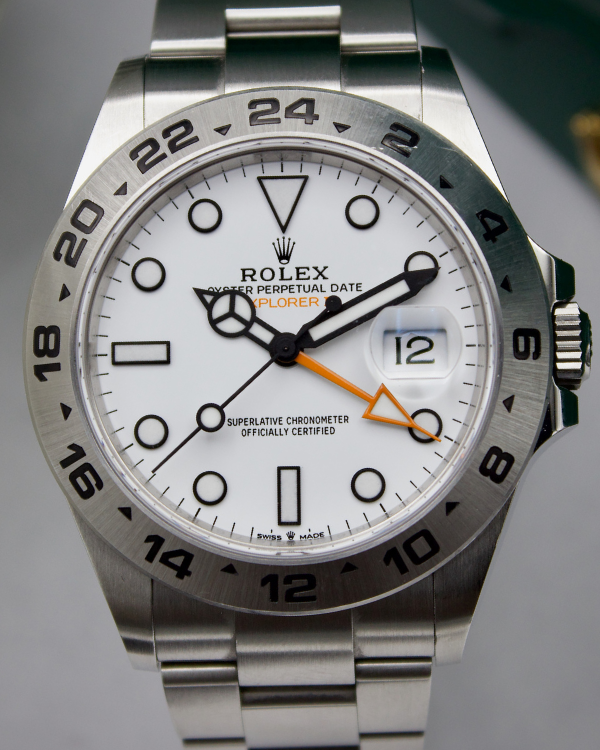 2021 Rolex Explorer II "Polar" 42MM White Dial Oystersteel Bracelet (226570)