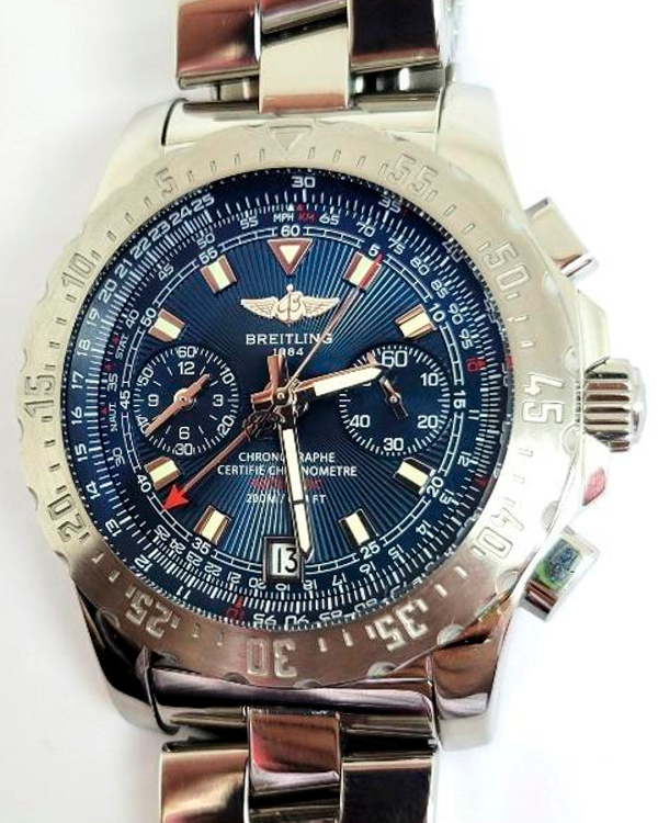 Breitling Colt Skyracer 44MM Blue Dial Steel Bracelet (A27362)