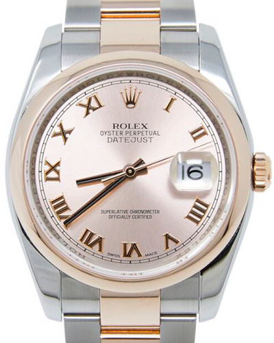 Rolex Datejust 36MM Sundust Dial Two-Tone Bracelet (116201)