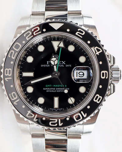 Rolex GMT-Master II 40MM Black Dial Oyster Bracelet (116710LN)