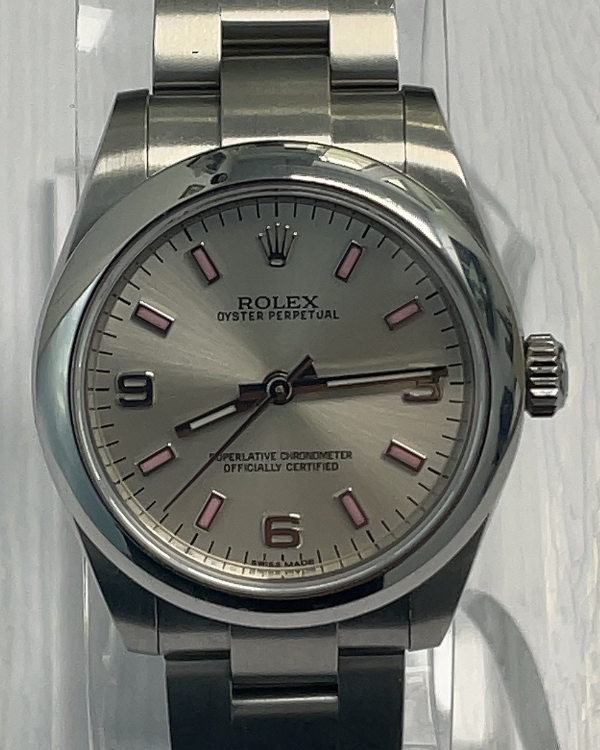 2018 Rolex Oyster Perpetual 31MM Silver Dial Oystersteel Bracelet (177200)