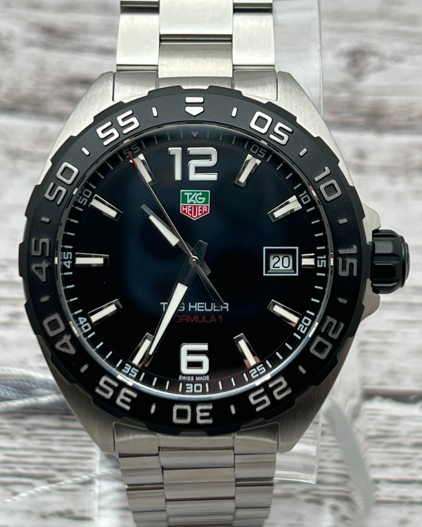 2022 TAG Heuer Formula 1 Quartz 41MM Steel Black Dial (WAZ1110.BA0875)