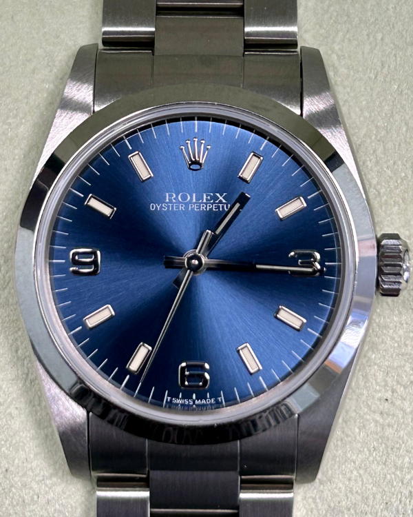 Rolex Oyster Perpetual 31MM Steel Blue Dial Oyster Bracelet (67480)