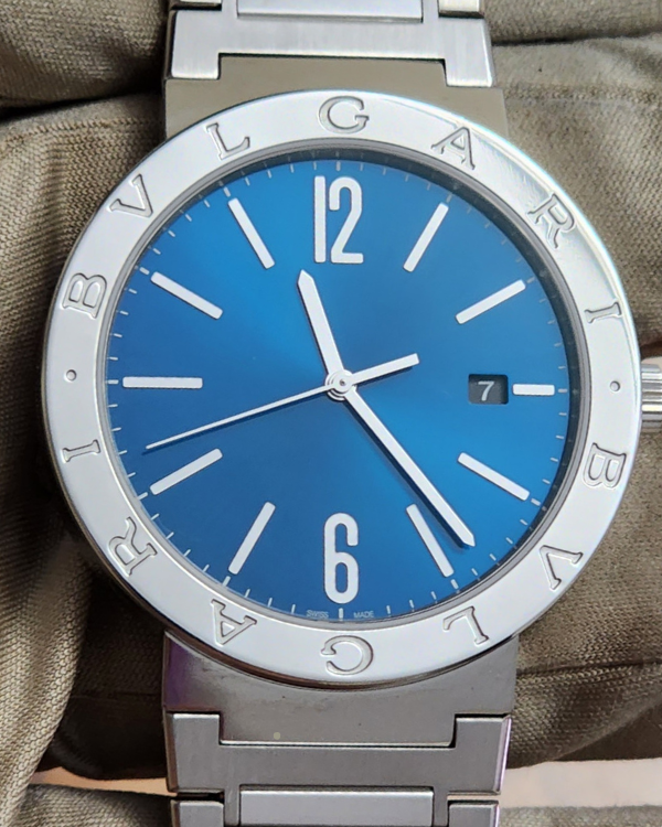 2023 Bvlgari  Bvlgari 41MM Steel Blue Dial (103720)