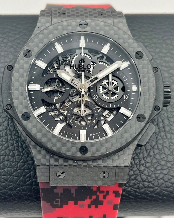 2013 Hublot Big Bang Aero Bang 44MM Skeleton Dial Rubber Strap (311.QX.1124.RX)