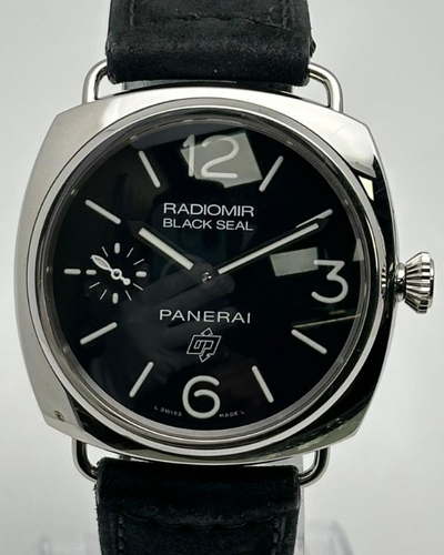 Panerai Radiomir Black Seal 45MM Black Dial Leather Strap (PAM00380)