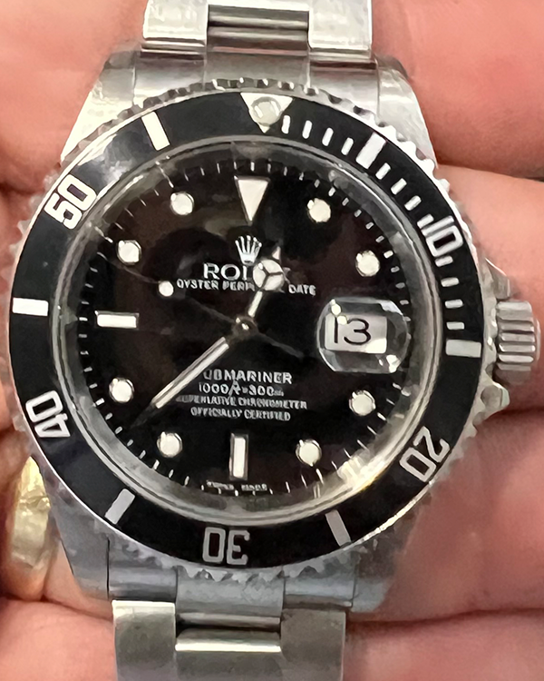 2003 Rolex Submariner Date 40MM Black Dial Oyster Bracelet (16610)