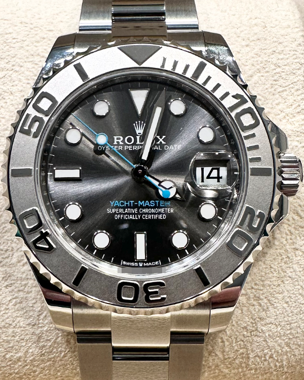 2024 Rolex Yacht-Master 37MM Rhodium Dial Oyster Bracelet (268622)