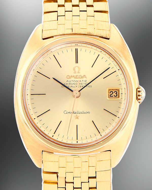 Omega Constellation 35MM Champagne Dial Gold Bracelet (168.009)
