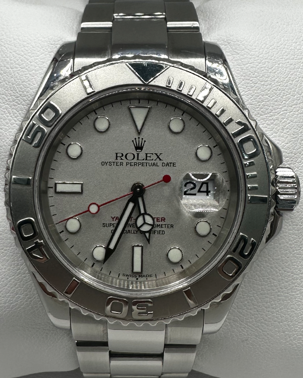 Rolex Yacht-Master Steel Platinum Dial (169622)