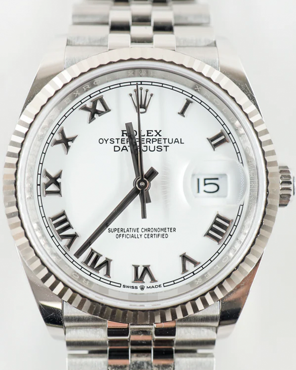 Rolex Datejust 36MM White Dial Jubilee Bracelet (126234)