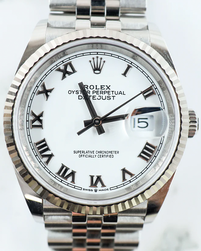 Rolex Datejust 36MM White Dial Jubilee Bracelet (126234)