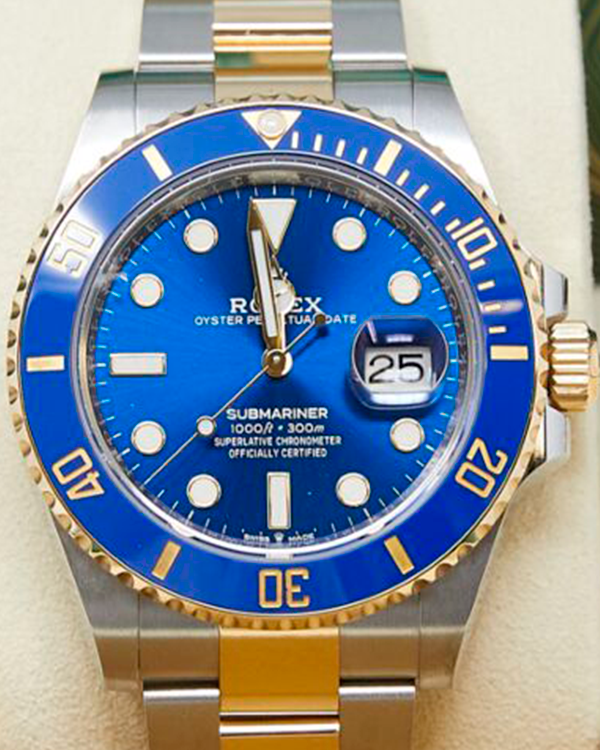 2022 Rolex Submariner Date "Bluesy" 41MM Blue Dial Two-Tone Oyster Bracelet (126613LB)