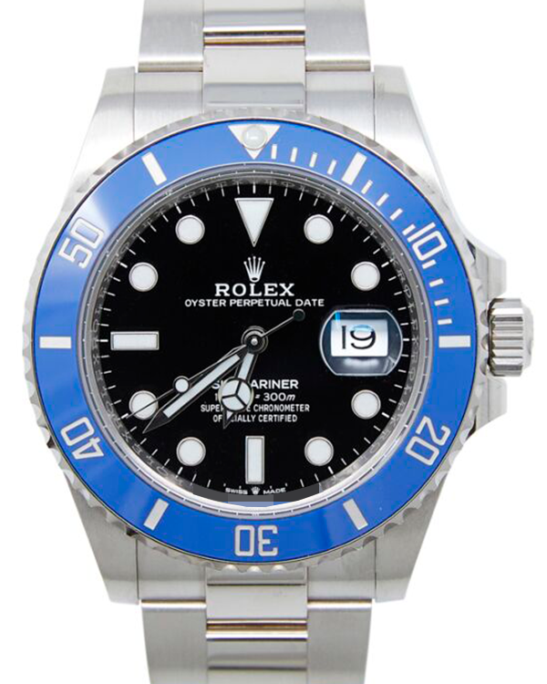 2021 Rolex Submariner Date "Cookie Monster" 41MM Black Dial White Gold Bracelet (126619LB)