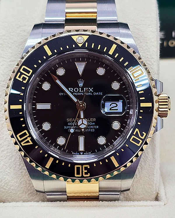 2024 Rolex Sea-Dweller 43MM Black Dial Two-Tone Oyster Bracelet (126603)