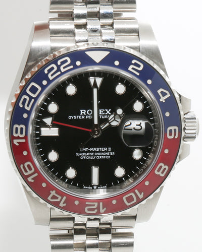 2023 Rolex GMT-Master II "Pepsi" 40MM Black Dial Jubilee Bracelet (126710BLRO)