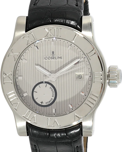 Corum Romulus 42MM Grey Dial Leather Strap (02-0001)
