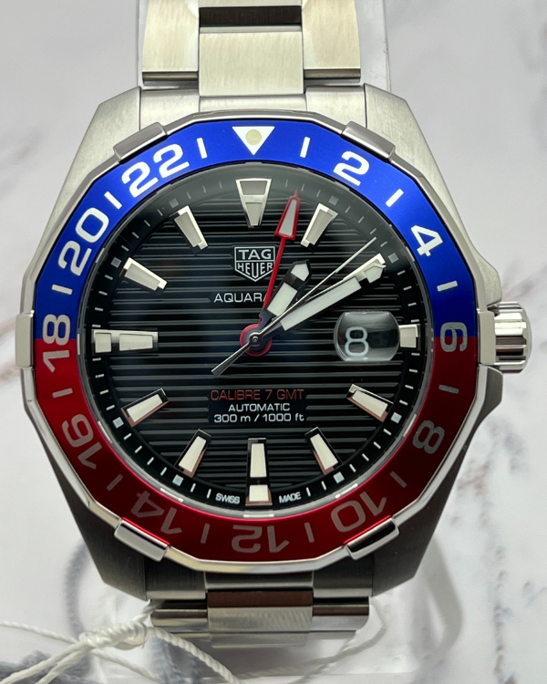 2023 TAG Heuer Aquaracer 43MM Black Dial Steel Bracelet (WAY201F.BA0927)