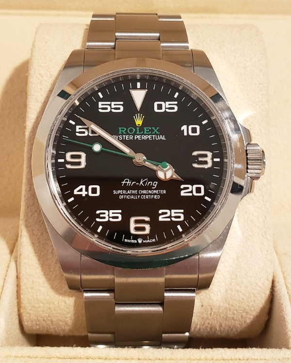 2022 Rolex Air King 40MM Black Dial Oyster Bracelet (126900)