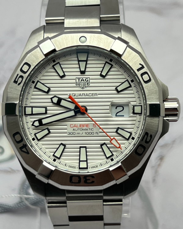 2023 TAG Heuer Aquaracer 300M 43MM Steel White Dial Bracelet (WAY2013.BA0927)