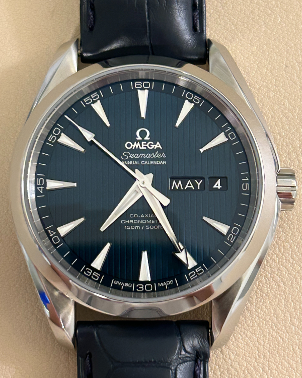 Omega Seamaster Aqua Terra Annual Calendar Steel Blue Dial (231.13.43.22.03.002)