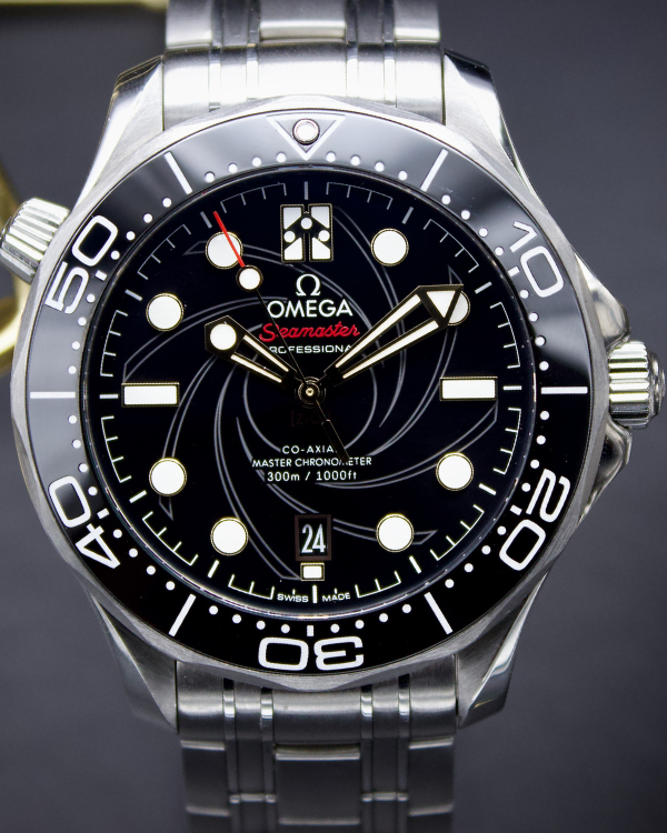 2020 Omega Seamaster Professional Diver 300M Limited Edition "James Bond 50th Anniversary" 42MM Steel Black Dial (210.22.42.20.01.004)