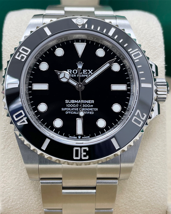 2023 Rolex Submariner No Date Oystersteel Black Dial (124060)