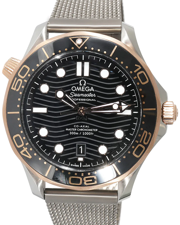 2022 Omega Seamaster Diver 300M 42MM Black Dial Steel Bracelet (210.22.42.20.01.002)