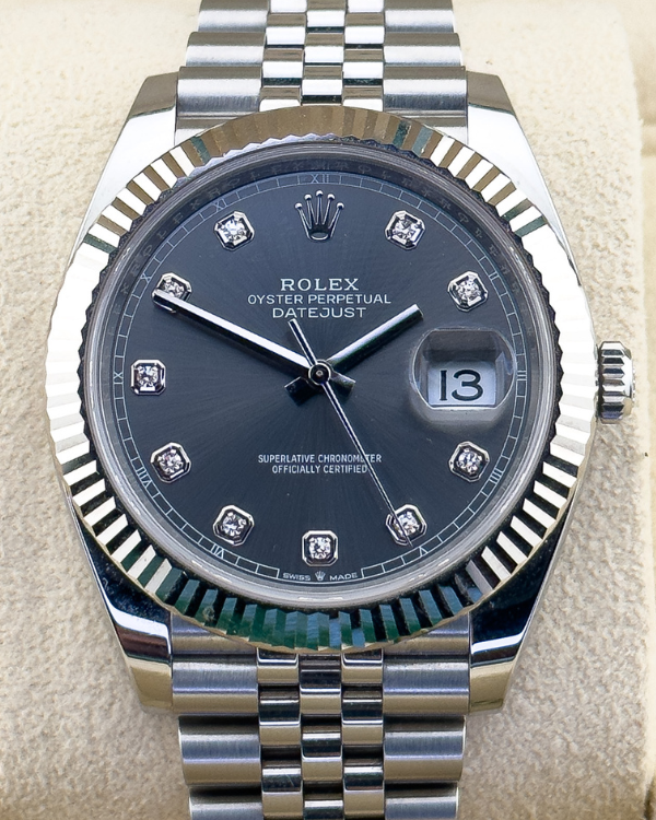 2023 Rolex Datejust 41MM Rhodium Dial Oystersteel Jubilee Bracelet (126334)