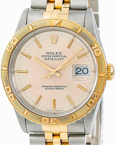 Rolex Datejust Turn-O-Graph 36MM Cream Dial Two-Tone Jubilee Bracelet (16263)