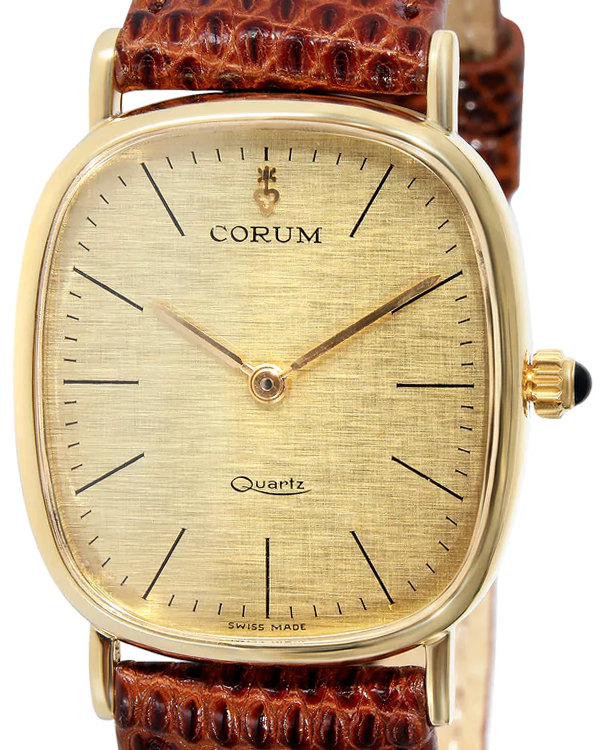 Corum Classique Vintage 27.6MM Quartz Champagne Dial Leather Strap (329328)