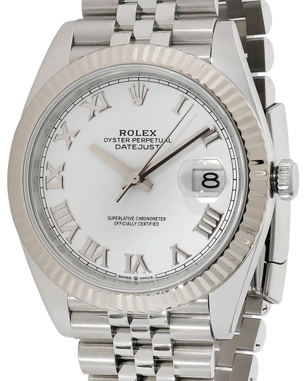 Rolex Datejust 41 MM White Dial Jubilee Bracelet (126334)