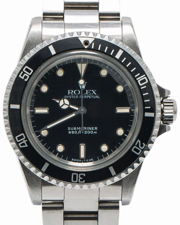 Rolex Submariner No-Date 40MM Black Dial Steel Bracelet (5513)