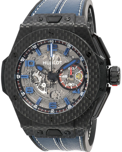 2014 Hublot Big Bang Ferrari L.E. 45MM Skeleton Dial Rubber/Leather Strap (401.QX.0123.VR.FSX14)