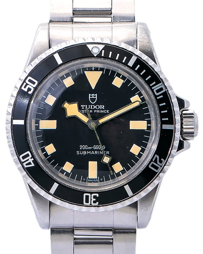 Tudor Submariner Vintage 40MM Black Dial Steel Bracelet (7016/0)