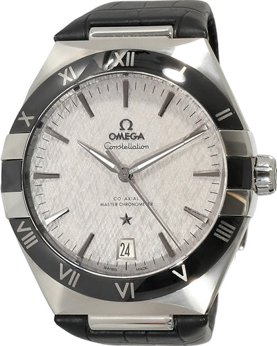 2022 Omega Constellation 41MM Grey Dial Leather Strap (131.33.41.21.06.001)