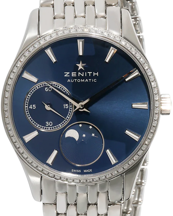 Zenith Elite Ultra Thin 33MM Blue Dial Steel Bracelet (6.2310.692/51.M2310)