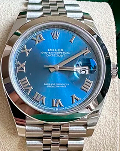 2023 Rolex Datejust 41MM Blue Dial Jubilee Bracelet (126300)