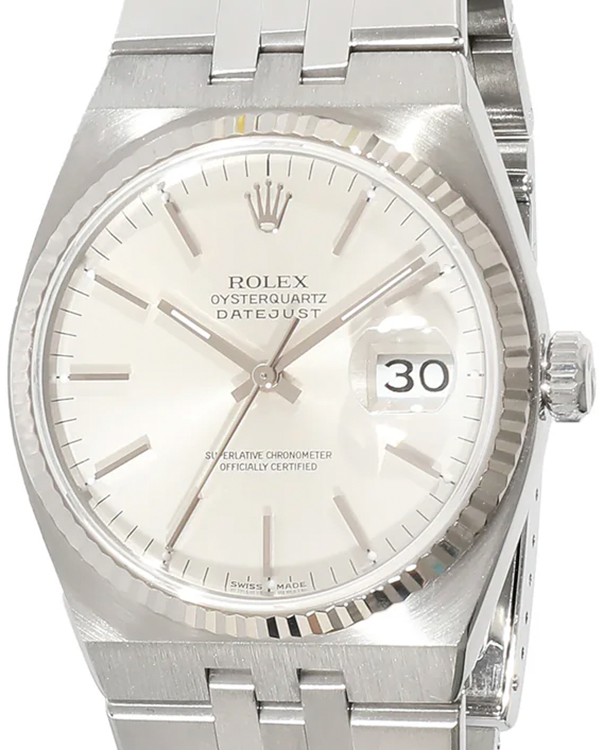 Rolex Datejust Oysterquartz 36MM Quartz White Dial Oysterquartz Bracelet (17014)