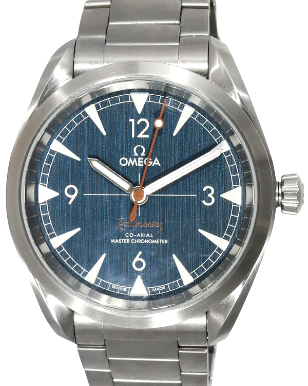 Omega Seamaster Railmaster 40MM Blue Dial Steel Bracelet (220.10.40.20.03.001)