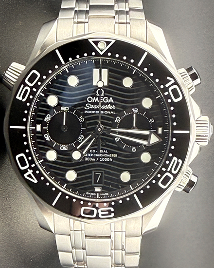 Omega Seamaster Diver 300M 44MM Black Dial Steel Bracelet (210.30.44.51.01.001)