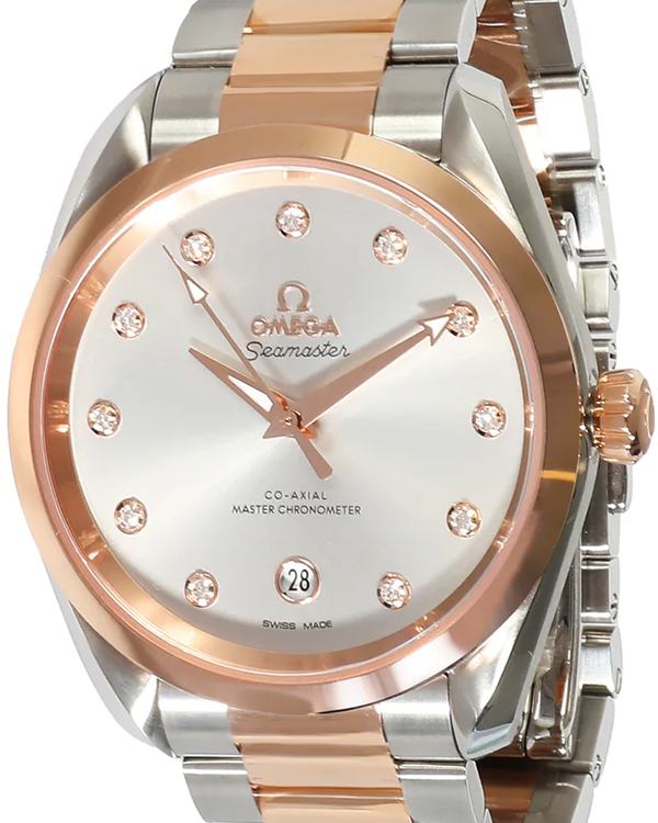 2024 Omega Seamaster Aqua Terra 38MM Silver Dial Two-Tone Bracelet (220.20.38.20.56.002)