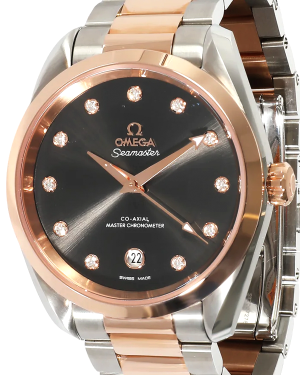 2024 Omega Seamaster 38MM Grey Dial Two-Tone Bracelet  (220.20.38.20.56.001)