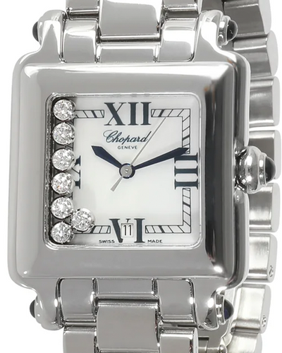 Chopard Happy Sport 27MM Quartz White Dial Steel Bracelet (27/8349-23)