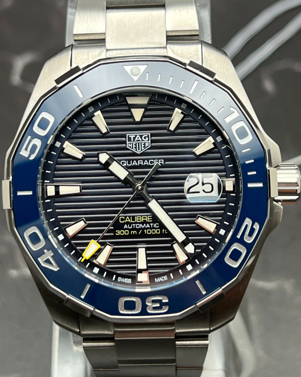 2020 TAG Heuer Aquaracer 43MM Blue Dial Steel Bracelet (WAY201B.BA0927)