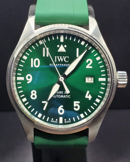 2023 IWC Pilot Mark XX Steel Green Dial (IW328205) – Grailzee