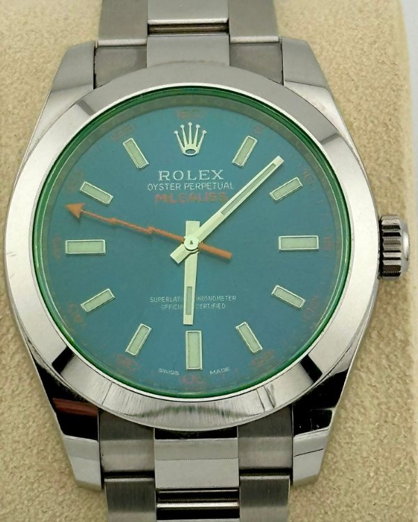 2022 Rolex Milgauss 40MM Blue Dial Oyster Bracelet (116400GV)